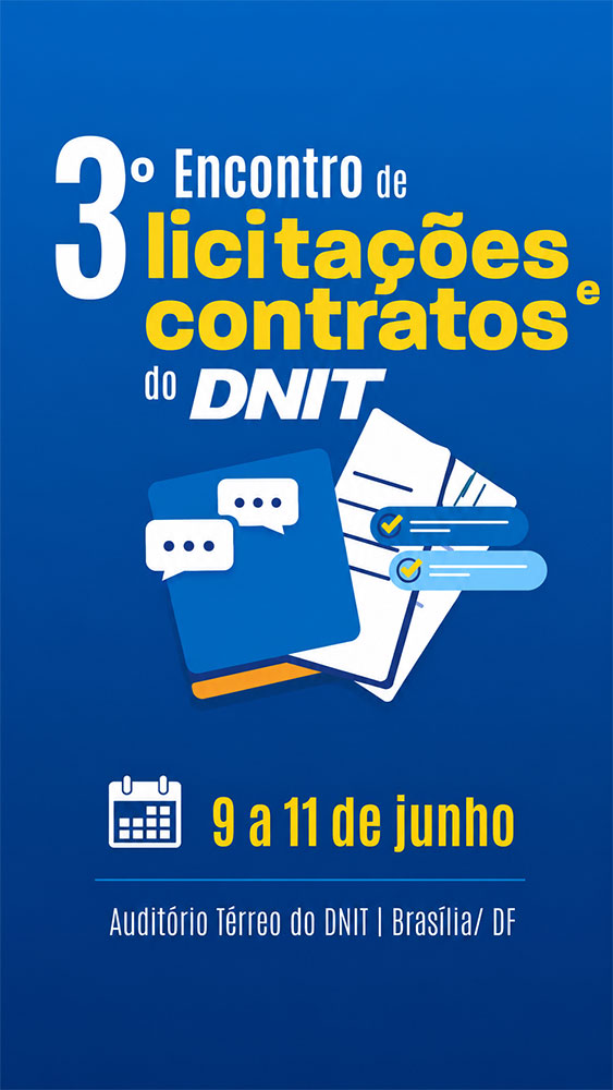 3º Encontro de Licitações e Contratos do DNIT